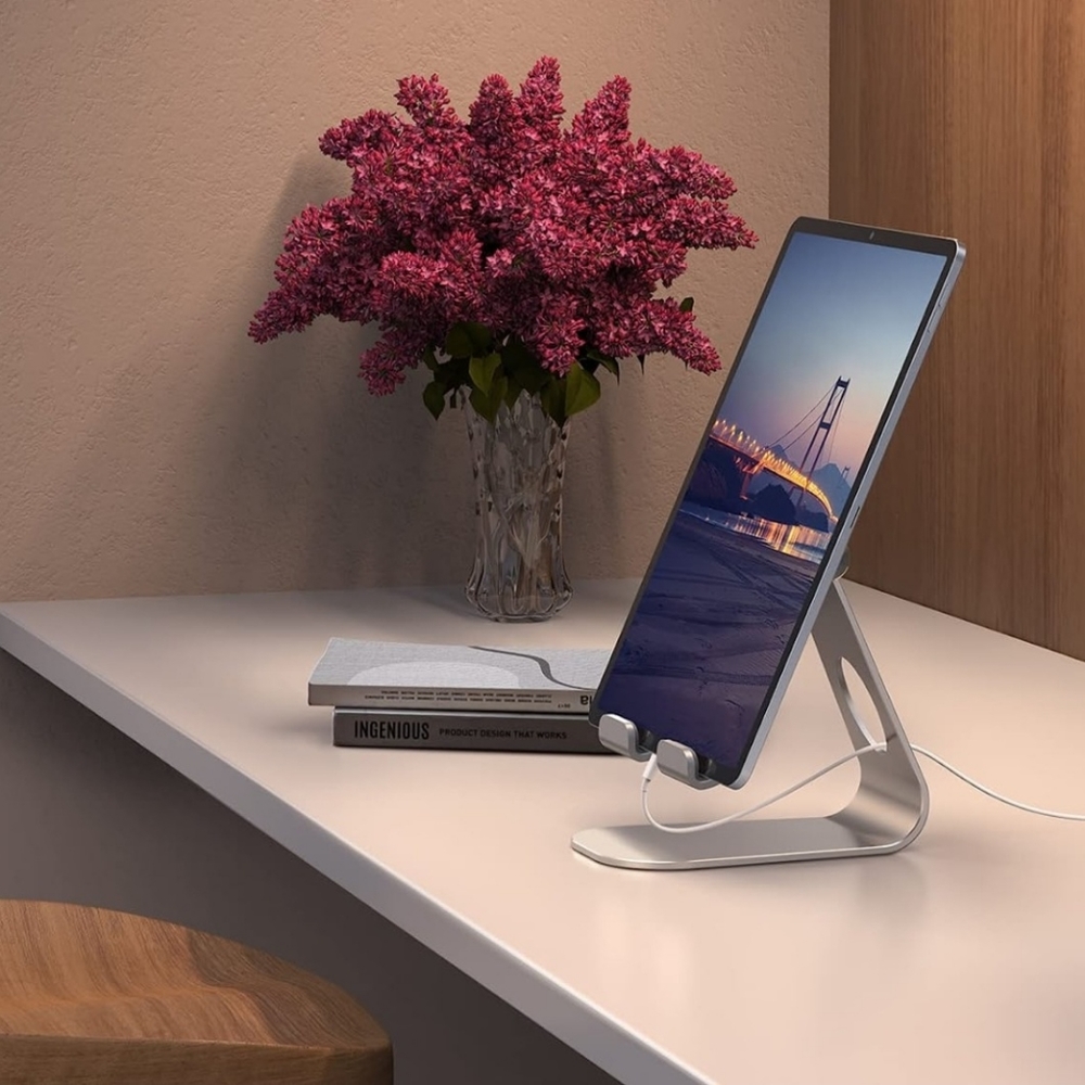 Tablet Stand Adjustable, Lamicall Tablet Stand : Desktop Stand Holder Do…